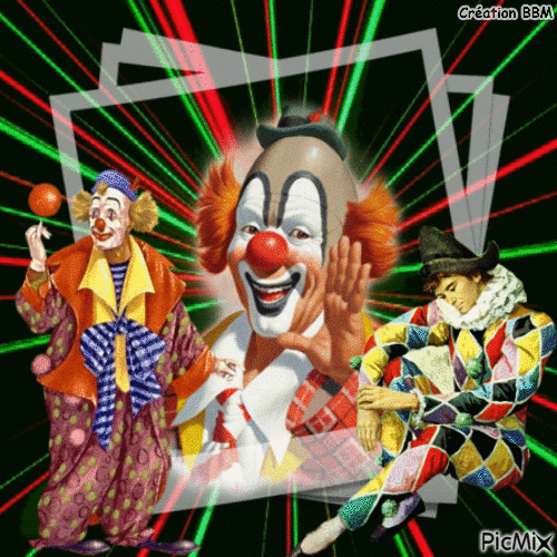 Clowns par BBM - Kostenlose animierte GIFs