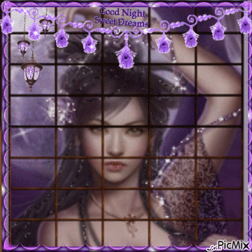 Woman purple - Gratis geanimeerde GIF