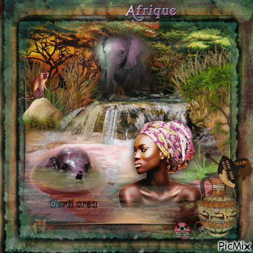 Picture of Africa - GIF animate gratis