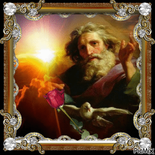 God the Father  Holy Spirit Red rose - Free animated GIF