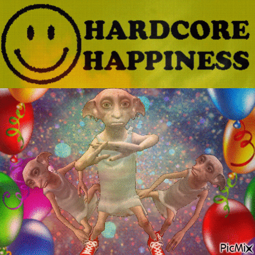 HAPPY - GIF animé gratuit