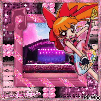 ♪♫♪Blossom Rockin' Out♪♫♪ - Free animated GIF