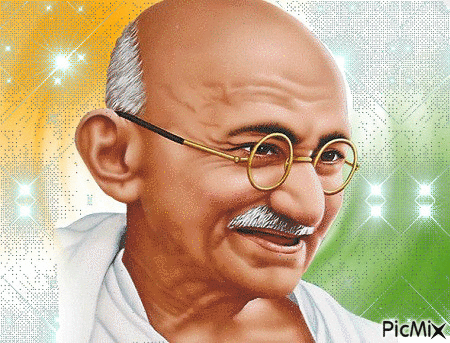 Gandhiji - Gratis animeret GIF