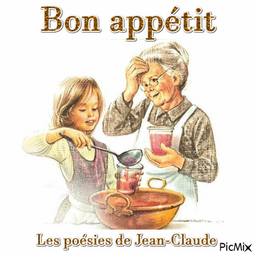 Bon appétit - Gratis animeret GIF