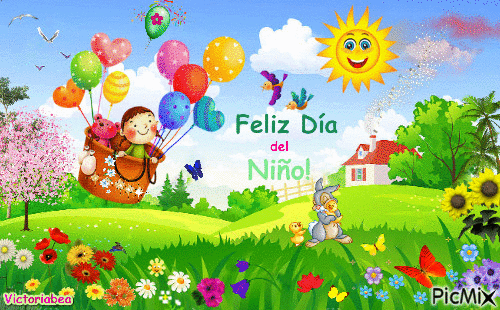 Feliz Día del Niño! - Δωρεάν κινούμενο GIF