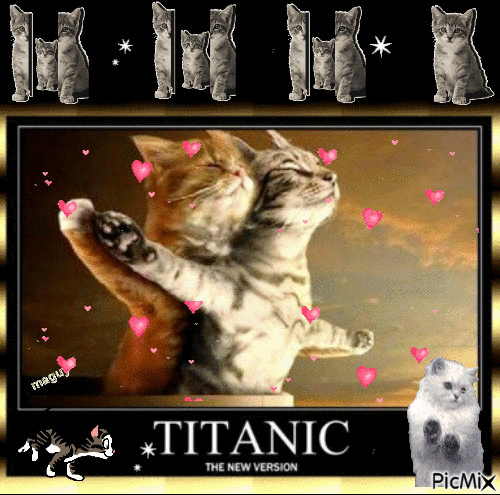 la nouvelle version du titanic - Бесплатный анимированный гифка