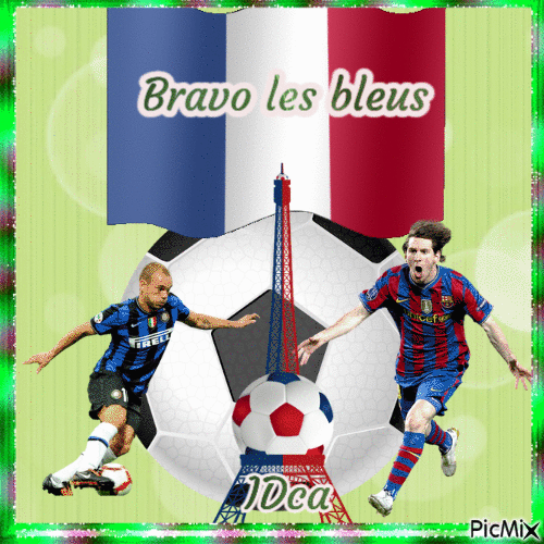 Bravo ls bleus - Animovaný GIF zadarmo