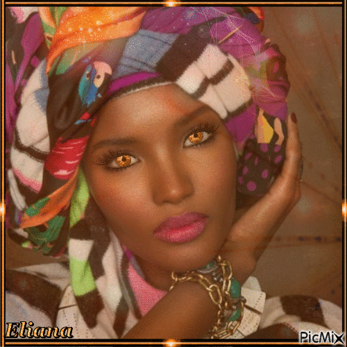 Afro Woman - Δωρεάν κινούμενο GIF