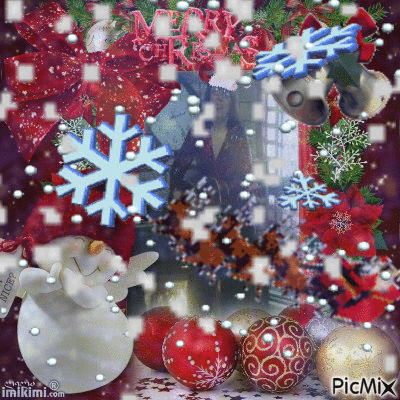 MERRY CHRISTMAS FROM CAROL A. WILLIS - Free animated GIF