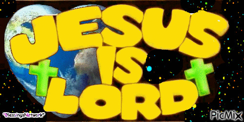 Jesus is Lord - Бесплатный анимированный гифка
