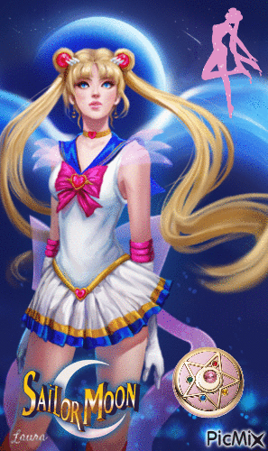 Sailor moon Usagi laurachan - Ilmainen animoitu GIF