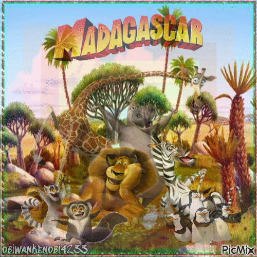 Madagascar - Gratis geanimeerde GIF