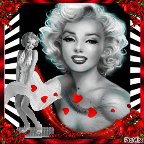 Marilyn Art 3D - Besplatni animirani GIF