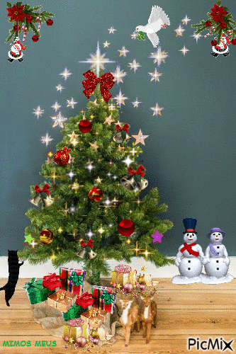 Árvore de natal - GIF animasi gratis