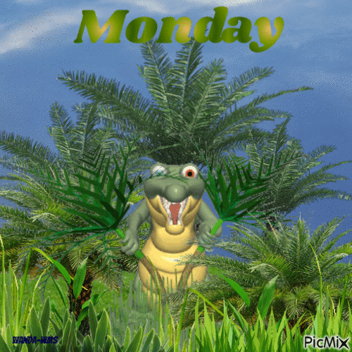 Monday-animals - GIF animado gratis
