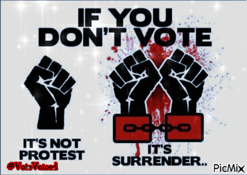 If You Don't Vote - Бесплатный анимированный гифка