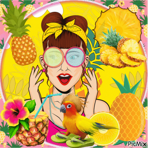 Pineapple - GIF animado gratis