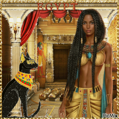 Concours : Beauté d'une femme égyptienne - GIF animado grátis