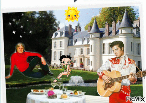 vacance au chateau - Bezmaksas animēts GIF