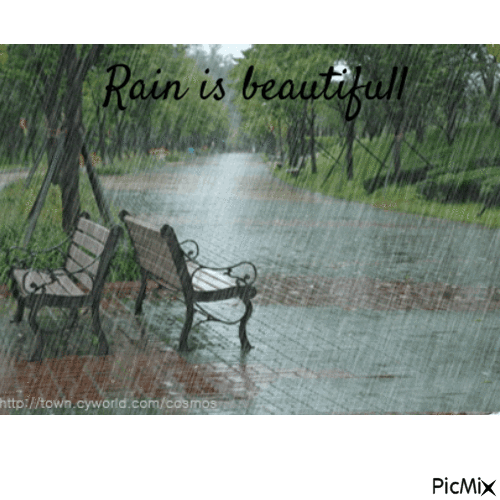 rain is beautifull - GIF เคลื่อนไหวฟรี