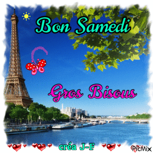 bon samedi - Бесплатный анимированный гифка