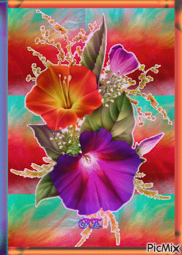 Színváltó virág! - Besplatni animirani GIF