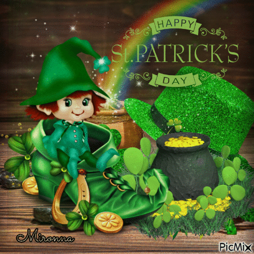Happy St. Patrick"s Day - Ingyenes animált GIF