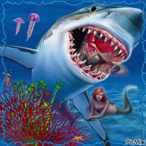 requin - GIF animado gratis