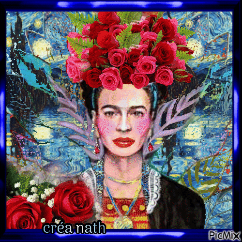 Frida Kahlo, concours - Besplatni animirani GIF