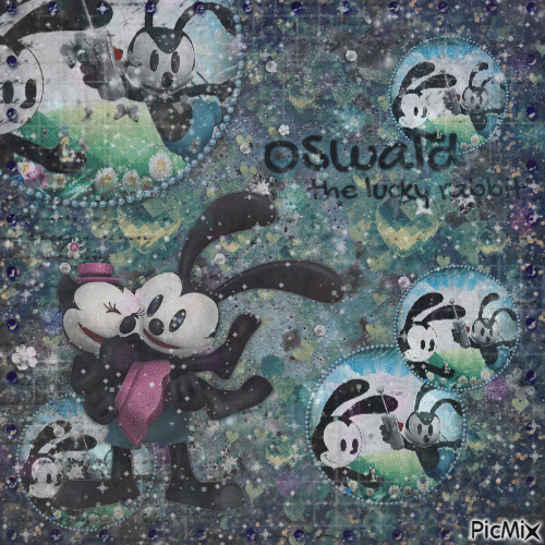 ✶ Oswald the Lucky Rabbit {by Merishy} ✶ - Zdarma animovaný GIF