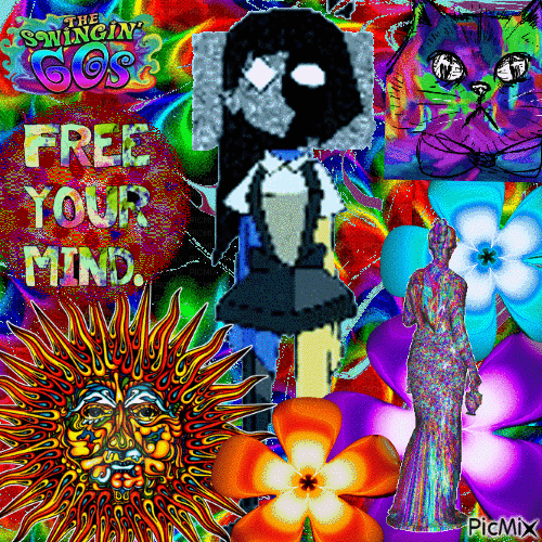 psychedelia - GIF animé gratuit
