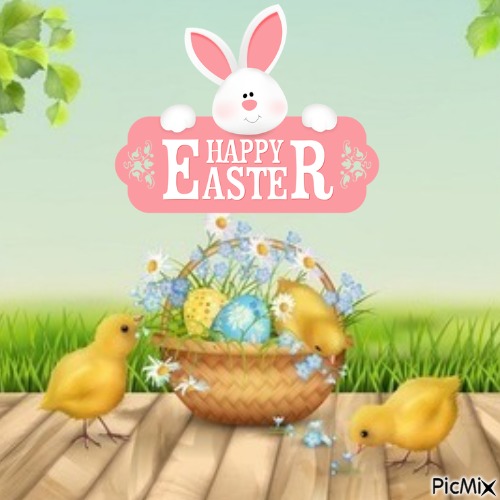 Happy Easter - ilmainen png