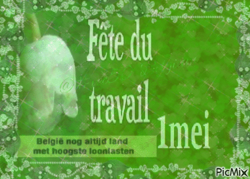 1mei loonlasten belgie #vec50 - GIF animate gratis