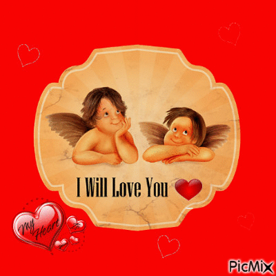i will love you - GIF animado gratis
