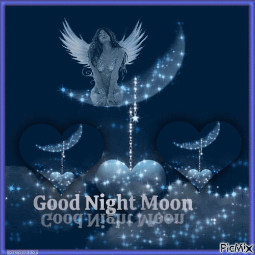 Good Night Moon - Zdarma animovaný GIF