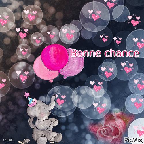 bonne chance - Bezmaksas animēts GIF