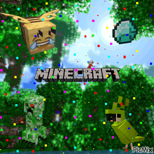 Minecraft - Bezmaksas animēts GIF