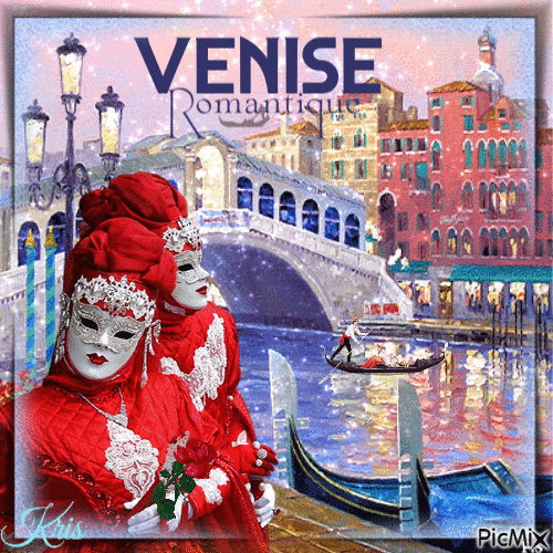 Venise romantique - 免费动画 GIF