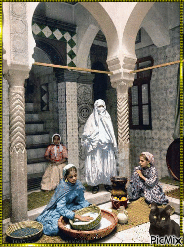 famille algerienne - Free animated GIF