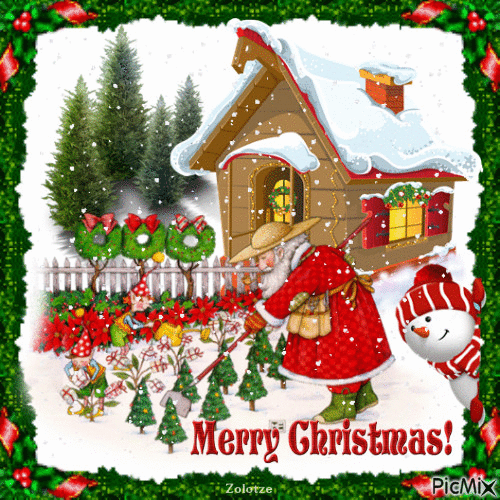 🎅 Merry Christmas! 🎅 - Безплатен анимиран GIF