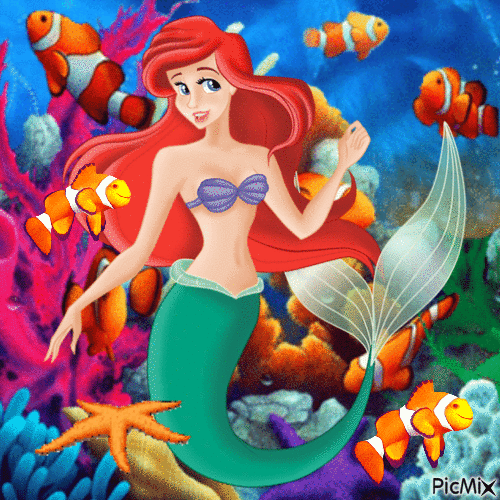 Ariel - Ilmainen animoitu GIF
