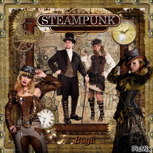 Steampunk fashion... - Бесплатни анимирани ГИФ