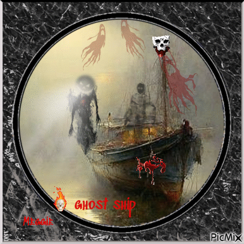 ghost ship - Nemokamas animacinis gif