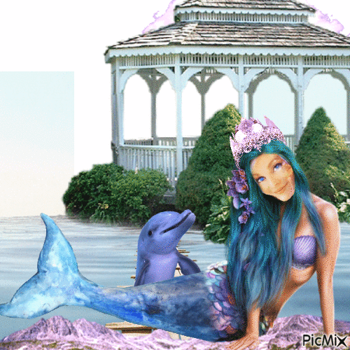 mermaid - Бесплатный анимированный гифка
