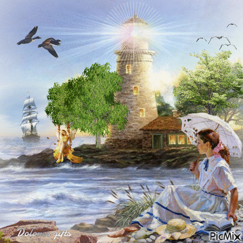 Lighthouse - Ingyenes animált GIF