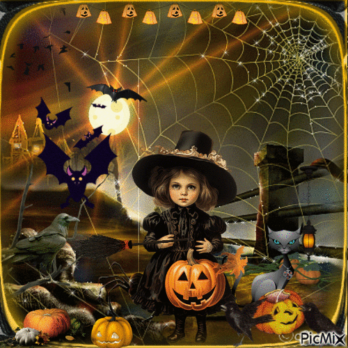 Halloween baby - Безплатен анимиран GIF