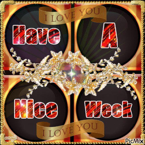 Have A Nice Week! - Bezmaksas animēts GIF
