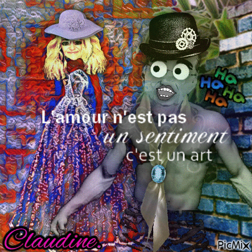 L'Amour N'Est Pas Un Sentiment, C'est Un Art - Бесплатный анимированный гифка