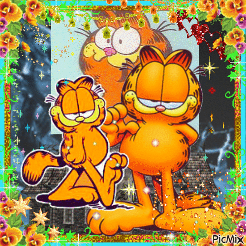 Garfield - Ilmainen animoitu GIF