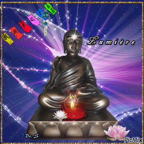 bouddha - Animovaný GIF zadarmo